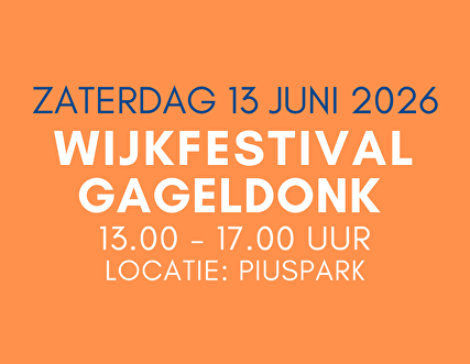 Wijkfestival Gageldonk 2026