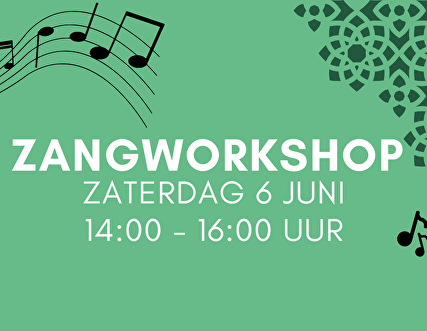 Zangworkshop op zaterdag 6 juni 2026